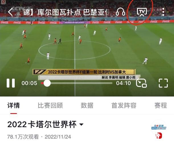 观看世界杯直播入口指南