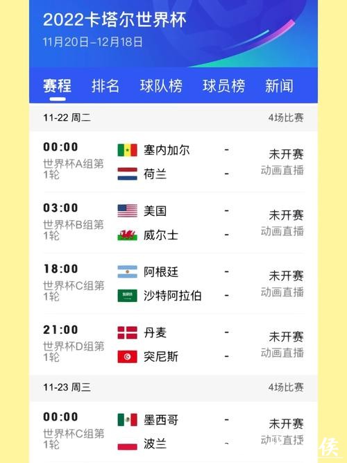 最新足球世界杯直播时间表查询指南 最新足球世界杯直播时间表查询指南